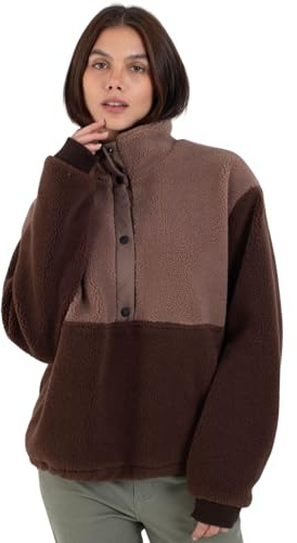 Jacket women - Comfort high pile, Chocolate, L