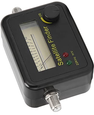 Ailgely Satellitensignalmessgerät, Tragbares Satellitensuchgerät, TV-Antennensignalstärkedetektor, mit Hochempfindlichem Messgerät für die Ausrichtung der Satellitenschüssel in Wenigen