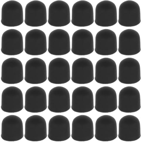 IWOWHERO 30Pcs Silicone Stylus Pen Tips Replacement 6X7Mm Capacitive Rubber Tips for Touchscreen Tablets Fire Tablet Stylus Pen for and Electronic Devices