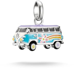 THOMAS SABO Charm-Anhänger Hippie Bus Connect Silber CC1324-664-7