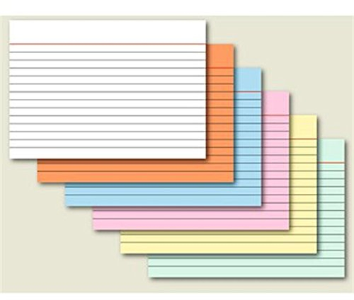 Karteikarten liniert, A5, 190 g/qm, grün
