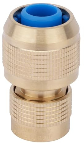 Boutt - Raccord Rapide Bleu Automatique Laiton Aquastop 6 Billes 19 Boutt