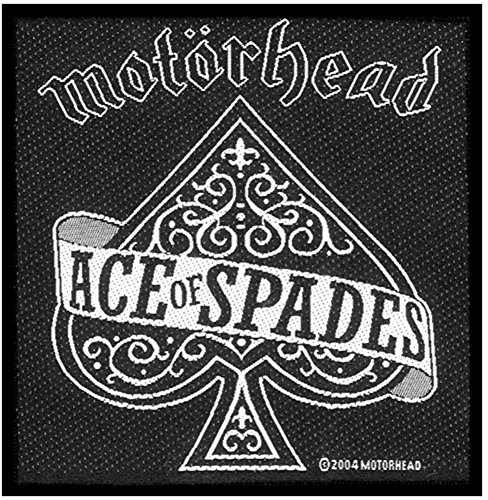 Motörhead Ace Of Spades Unisex Patch Standard 100% Polyester Band-Merch, Bands