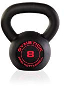 Kettlebell 8kg Kugelhantel Hantel Gewicht Training Cross-Fit Vinylummantelt rot
