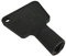Meter Box Key - Black Plastic (2 Pcs) X Pack Of 2