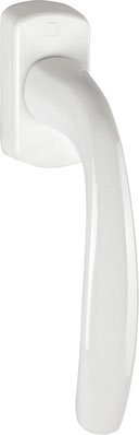 HOPPE AG EHA43001 Hoppe Fensterscheibe nur New York, Farbe Silber-Finish, Weiß RAL 9010