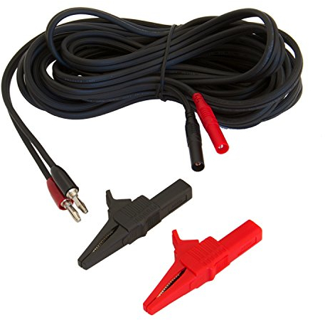 Auto Meter (AC-50 60 m externes Volt-Kabel mit austauschbaren isolierten Klemmen