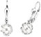 Amor Ohrhänger 925 Sterling Silber Damen Ohrschmuck, Silber, Kommt in Schmuck Geschenk Box