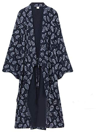 Yukata des hommes Robes Kimono Robe Khan Pyjamas Vêtements à vapeur - Multicolore01 - L