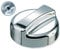 Bouchon de Rechange pour évier de Cuisine avec Valve Excentrique - Plastique chromé - H 30 mm x ø 44 mm