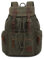 BYFRI Mochila Vintage de Lona Verde de Gran Capacidad Portátil para Hombres - 28*16*42cm - Apta para Ocio, Escuela, Trabajo, Viaje