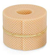 Turbocast Thermoplastisches Schienenmaterial Roll | Breite 5,0 cm | micro perforiert | 300 cm lang | beige