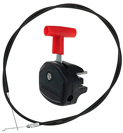 Coshar 65 Lawn Mower Throttle Cable with Control Switch Lever Handle Kit for Electric Petrol Lawnmowers Universal Repair Kit