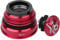 Bike Front Fork Stem Headset 44mm-56MM Aluminium Alloy Bearing Headset Set MTB Mountain Bike Road Bicycle Headset Replacement(Red 44/56MM)