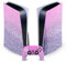 Head Case Designs Officially Licensed Monika Strigel Lavender Pink Art Mix Vinyl Faceplate Sticker Gaming Skin Decal Compatible With Sony PlayStation 5 PS5 Disc Edition Console & DualSense Controller