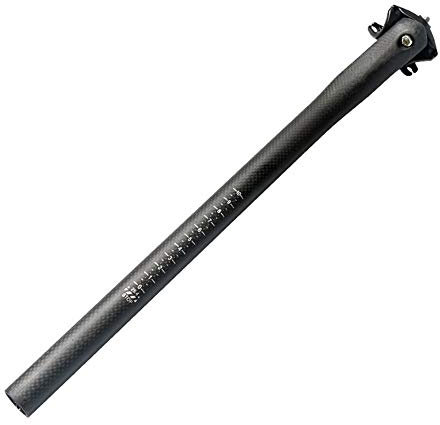 Fahrrad SattelstüTze Carbon-Faser-Fahrrad-Sattelstütze MTB Sattelstütze Rennrad Sattelstütze Offset 20 Fahrradteile 25,4 / .27.2 / 30,8 / 31,6 * 350 / 400mm SattelstüTze Gefedert ( Color : Burgundy )