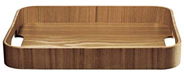 ASA Wood Rechteckiges Tablett mit Rand aus Weidenholz in der Farbe Natur, Maße: 35cm x 27cm x 4,5cm, 53698970