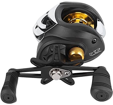 17 + 1BB Baitcasting-Rolle, 7,2: 1-Hochgeschwindigkeits-Baitcasting-Rolle, einfach zu verstauen für Angelspulen mit Übersetzungsverhältnis(Linke Hand)