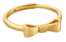 YANQSHM Damenring Silber 925,Vintage Verstellbare Ringe Golden Süße Mode Gefrostete Schleife S925 Silber Offene Ringe Knöchel Fingerringe Stapelbar Weihnachtsschmuck Geschenk Eheringe Für Damen
