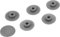 Cornat Puffersatz - Passend für diverse Cornat WC-Sitze mit Dekor - Grau - Kunststoff / Stoßdämpfer / Puffer-Set / Ersatz-Teile / Zubehör / TEC365037