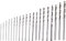 20 Pcs Twist Drill Bits Set Mini Micro Hand High Speed Steel Twist Drills 0.3-1.6mm Spiral Drilling Bit