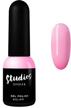 Didier Lab - Premium UV Nagellack #Glam- Gel Nagellack - Farbgel für Gelnägel - Auftrag von 1 oder 2 Schichten Gel Nägel - Stark Pigmentiert UV Gel Nagellack - Gel Polish - Nagellack Rosa Pink