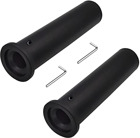 LFJ Olympic Adapter Sleeve, Konvertieren Sie Standardstange in Olympische Stange für 50mm Scheiben 50mm-Adapter aus Nylon (303mm, 2Pcs)
