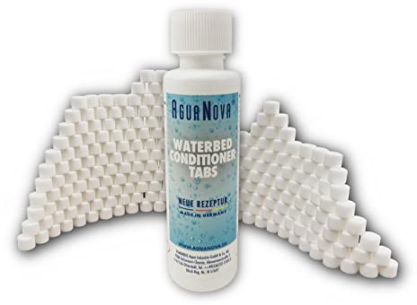 Agua Nova ® Tabs Conditioner Tabletten ohne kleckern Wasserbetten Wasserkissen 60 Stück = 60g