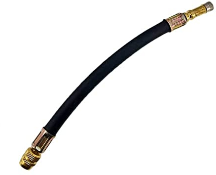 levando Flexible Gummi Ventilverlängerung - 1 Stück - Ventilschaftverlängerung für PKW & LKW, Autoventil Adapter für Reifenventile, Länge 180 mm