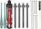 Schwerlastbefestigung SET M10x190mm EDELSTAHL A4 - TOX Verbundmörtel Liquix Pro 1 + 4 Gewindestangen + 4 Siebhülsen 16x85mm + Zylinderbürste/Klebeanker Ankerstangen