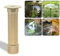 Hooshing 1/2 DN15 and 3/4 DN20 Brass Bell Fountain Nozzle Display Mushroom Water Spray Sprinkler for Garden Pond Amusement Park Museum Library