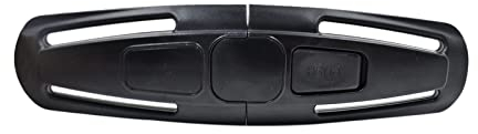 Car Safety Seat Strap Belt Buckle Lock for Baby, Harness Clip Safe Buckle Lock, Car Safety Seat Chest Strap Clip, Car Seat Safety Belt Clip Buckle for Children (Black)