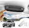 BIBIBO Brillenetui für Volvo XC40 XC60 XC90 V60 V90 S90, Brillenhalter für Auto, Sonnenbrillen Halterung, Aufbewahrung Sonnenbrillenhalt, Car Glasses Holder (Grau)