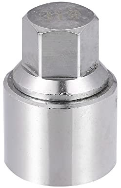 X AUTOHAUX 1pcs Car 319 Wheel Lug Nut Removal Key for Mercedes-Benz Silver Tone