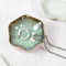 Ceramic Trinket Dish, Jewellery Dish Trinket Tray, Jewelry Plate for Rings Earrings Necklace, Gift for Women Her Wedding Gift, Mother’s Day Valentine’s Day Gift, Green