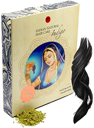 Indigo - Schwarz - Natürliche Haarfarbe - Pulver - 200g