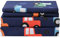 Yibeizi Bettwäsche-Set für Doppelbetten für Jungen, niedliches Bettlaken-Set für Kinder, marineblau, Mikrofaser, tiefe Taschen, Kleinkind-Bettlaken und Kissenbezüge, 3-teilig