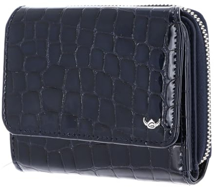 Golden Head Leder Geldbörse Cayenne RFID Protect RV-Börse 3316 Nachtblau dunkelblau