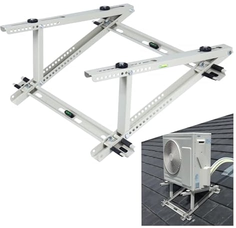 Daisypower Outdoor Dach Montierte Halterung für Ductless Mini Split Klimaanlage Wärmepumpen-Systeme, Unterstützung bis zu 7000-24000 BTU Kondensator
