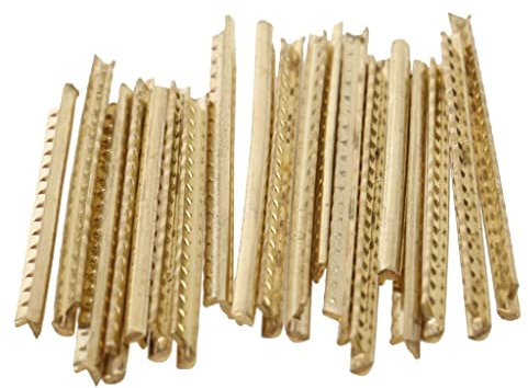 Tiuimk 19pcs 2.2mm Brass Fret Wire for Classical Acoustic Guitar