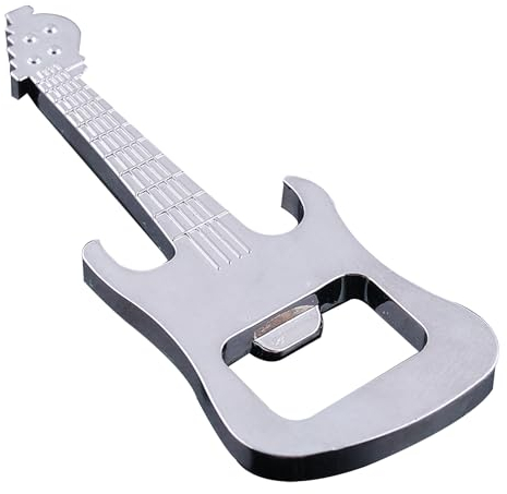 Décapsuleur de guitare, décapsuleur de bière, tire-bouchon de bière, fête musicale, décapsuleur en métal pour la maison, le pub, la musique, cadeaux pour hommes