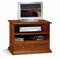 Mar.c.a. Design - Mueble para TV o salón de madera de álamo, medidas 88 x 40 x 68 cm, calidad Made in Italy (3 cajones + 2 compartimentos, nogal oscuro)