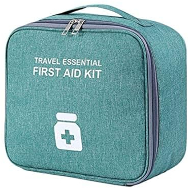 Dremdo Kompakte Medizinische Notfall-Überlebens-Kit, Notfall-Medizinische Medizin Home Pack Kompakte Medizin-Tasche Für Zu Hause, Überleben, Camping, Wandern, Büro, Auto, Outdoor,Grün,L