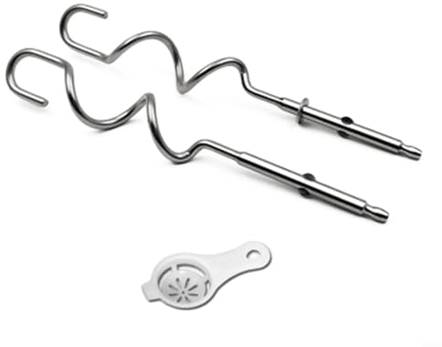 Accessoires pour batteur à œufs - Fouet de rechange pour batteur à main - En acier inoxydable - 2 baguettes