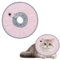 GIONAR Halsband für Katzen, Restaurierungshalsband für Katzen, Anti-Lecken, weich und verstellbar, für Kätzchen, Welpen nach einer Operation, um das Lecken von Wunden zu stoppen, Rosa