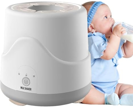 Chauffe-biberon, shaker à lait électrique, shaker à biberon, shaker à lait de qualité alimentaire avec contrôle de température constant | Outil d'alimentation antidérapant pour bébé pour éviter les ba