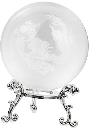 MAGICLULU Adorno De Dragón Ball Figura Decoración De Bola De Cristal Adorno De Escritorio Decoración De Mesa Soporte