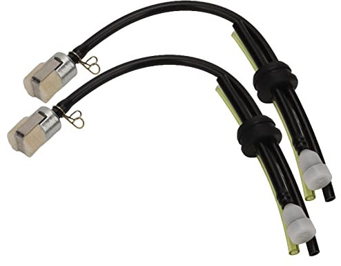 ANKROYU 2 filtros de combustible para cortacésped, reemplazo de filtro de combustible para cortacésped de goma, manguera de combustible para cortacésped