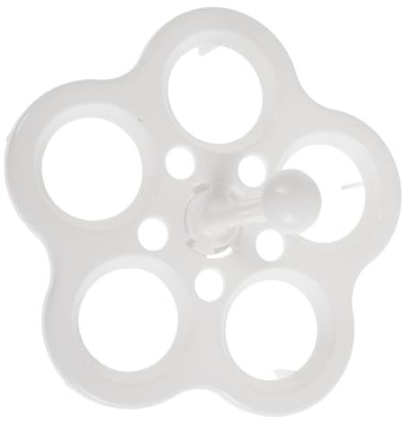 Cabilock 1 Jeu Support À Œufs Cuits À La Vapeur Health Pot Rack À Œufs Pour Cuisson Rack De Cuisson Pour Œufs Efficace Panier Vapeur En Acier Inoxydable Porte-biscuits Plastique 2 Pièces