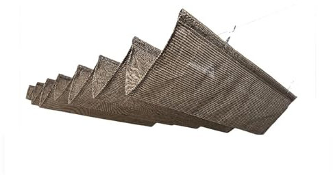 XPLKQXE Einziehbare Wellen-Sonnensegel, Sonnenschutz Pergolen Im Freien, Sonnenschutz Die Terrasse, Flexibler U-förmiger Wellen-Sonnenschutz Zum Ausziehen